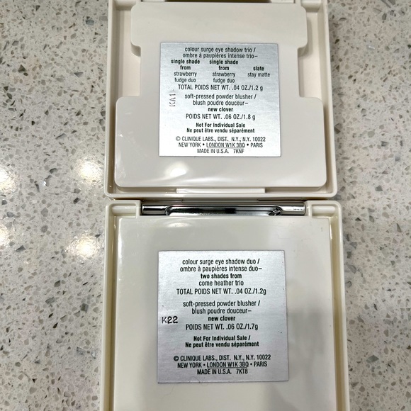 Two NEW Clinique blush and shadow compacts - Picture 2 of 2